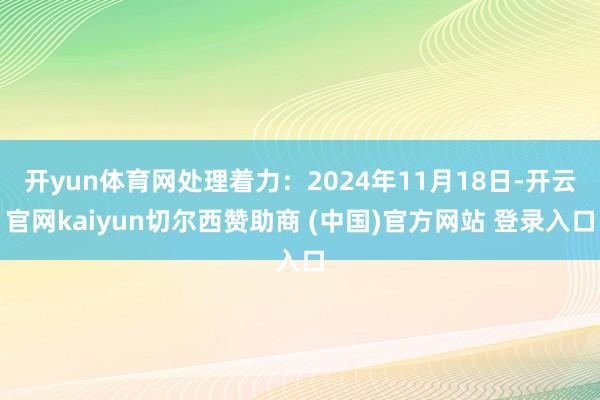 开yun体育网处理着力：2024年11月18日-开云官网kaiyun切尔西赞助商 (中国)官方网站 登录入口
