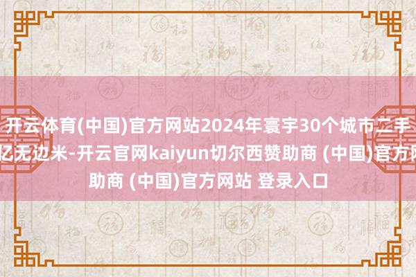 开云体育(中国)官方网站2024年寰宇30个城市二手住房成交2.3亿无边米-开云官网kaiyun切尔西赞助商 (中国)官方网站 登录入口
