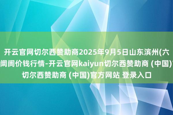 开云官网切尔西赞助商2025年9月5日山东滨州(六街）鲁北蔬菜批发阛阓价钱行情-开云官网kaiyun切尔西赞助商 (中国)官方网站 登录入口